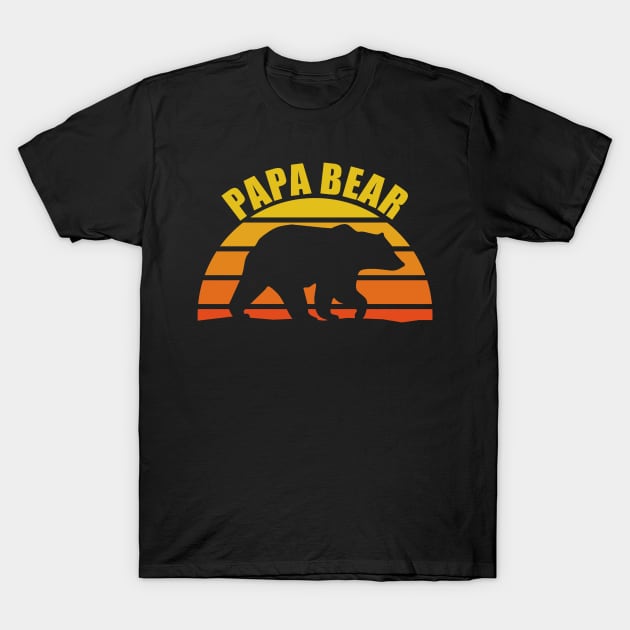 Papa Bear T-Shirt by DemTeez